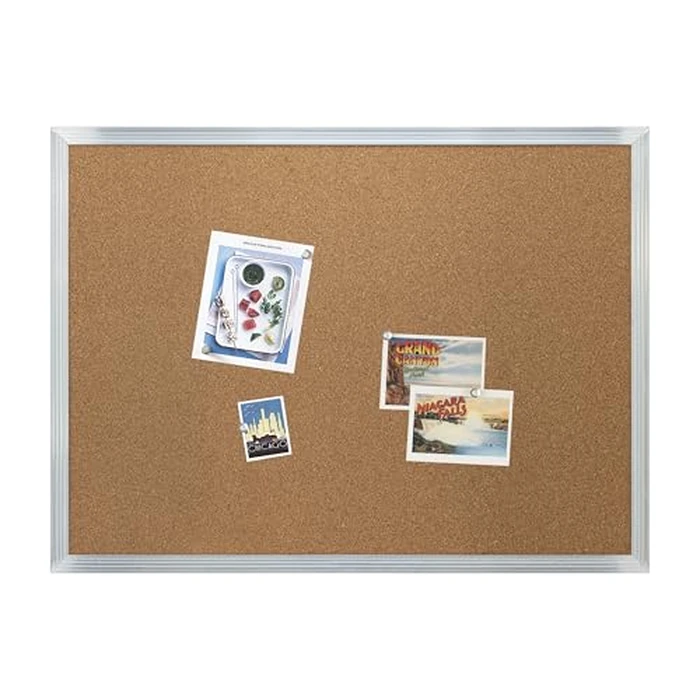 Quartet Economy Cork Bulletin Board - 36" x 24" Large Framed Cork Board for Walls, Offices, Vision Board - Aluminum Frame (3413836231) by Quartet - Image 4
