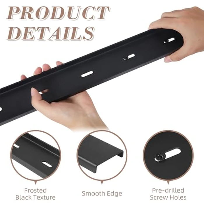 Set of 4 C Channel Steel Support for Table Top Live Edge Slab, 30" x 1/2" Leg Hidden Metal Support Bracing C Channel Bracket with Screws for Woodworking or DIY Projects, 30 Inch by LITLANDSTAR - Image 3