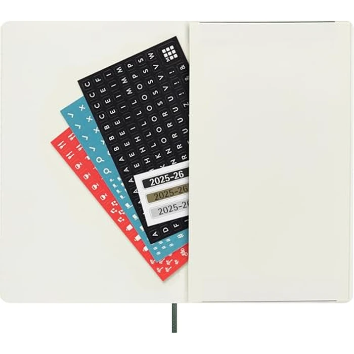 Moleskine Classic 18 Month 2025-2026 Weekly Planner, Soft Cover, Large (5" x 8.25"), Myrtle Green, 208 pages by Moleskine - Image 3
