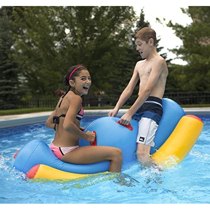 Sun Searcher Wave Rocker Seesaw Ride-On Inflatable Swimming Pool Float, (950453) by Sun Searcher - Image 2