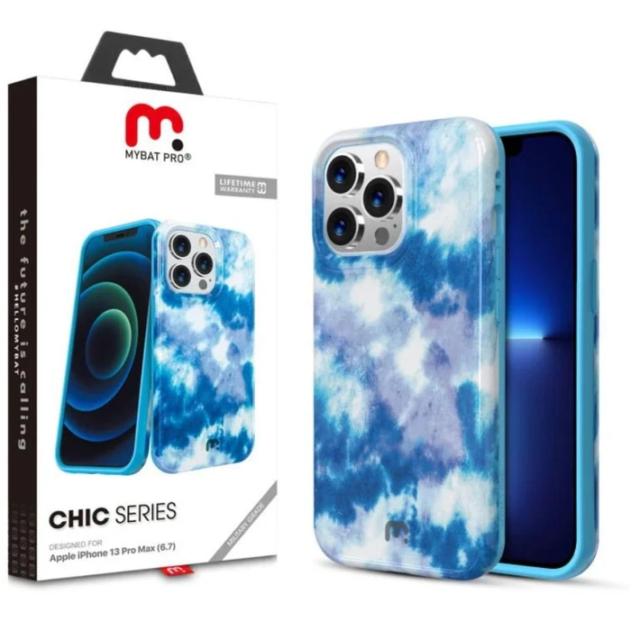 MyBat Pro Chic Series Phone Case for iPhone 13 Pro Max - Sky Tie Dye by MyBat Pro - Refurbished - Good condition - US$8.28