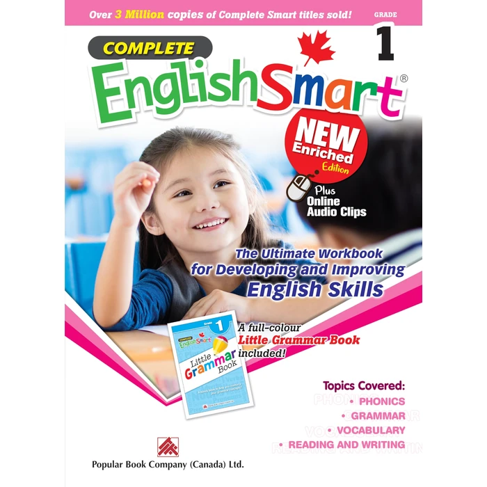 Complete EnglishSmart: Grade 1 (Enriched Edition) by Popular Book Company - Used - Acceptable condition - CA$8.40