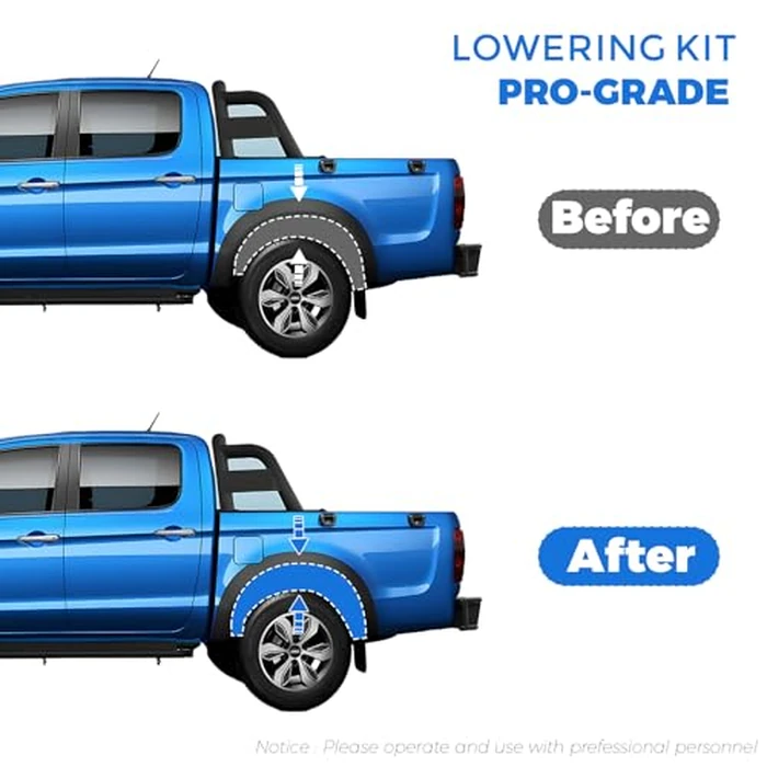 Universal Leaf Spring Lowering Block Kit, 2.5 Inch, 2-1/2" Wide, 5" Long, Zinc-Plated U-Bolts, Premium Steel Construction for Long-Lasting Finish by WOTUPHJI - Image 5