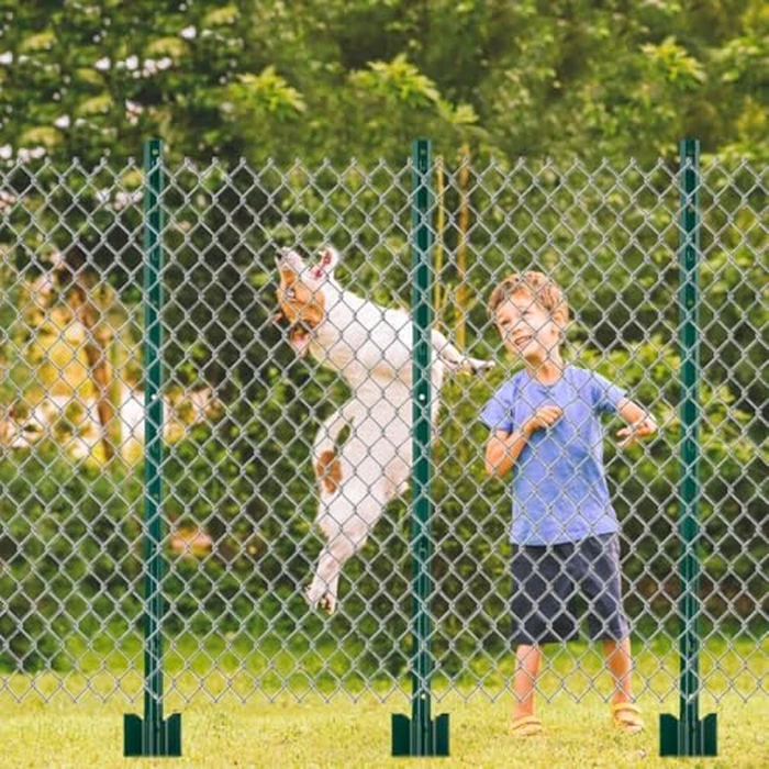 10pk Fence Posts, 7FT Metal Fences Poles Heavy Duty U Post,No Dig Garden Fence Posts,Stakes Step in Post for Wire Fencing,Yard,Lawn,Outdoor by liwzszwil - Image 8