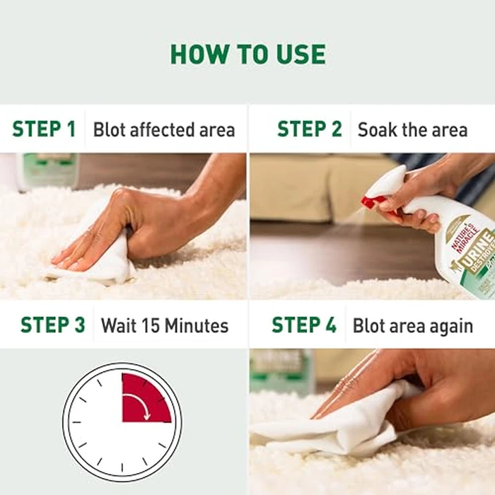 Nature’s Miracle Urine Destroyer Plus Dog, 32 Ounces, Enzymatic Formula, Ready-to-Use by Nature's Miracle - Image 5