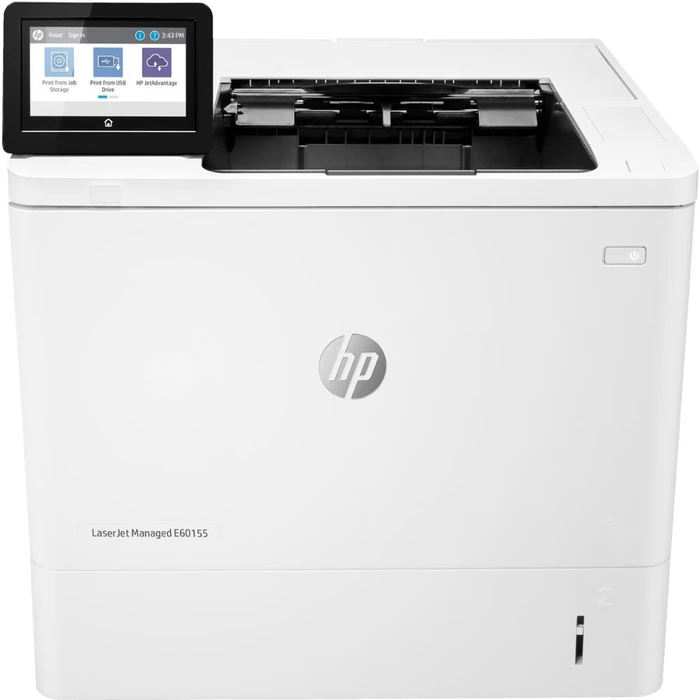HP LaserJet Managed E60155dn Monochrome Laser Printer - White by HP - Refurbished - Excellent condition - US$394.48