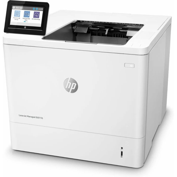 HP LaserJet Managed E60155dn Monochrome Laser Printer - White by HP - Image 3