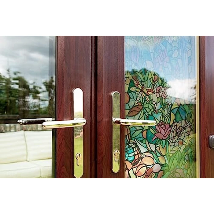 d-c-fix 346-0647 Self-Adhesive Privacy Glass Window Film, Spring Chapel/Tulia, 17" x 78" Roll by d-c-fix - Image 4