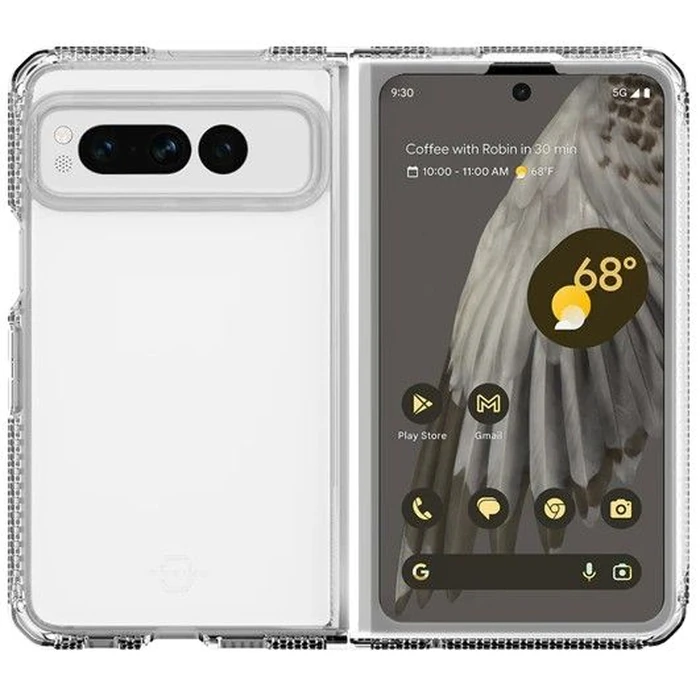 Itskins Hybrid R Clear Phone Case for Google Pixel Fold - Transparent by Itskins - Image 1