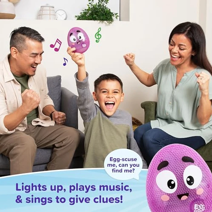 Eggcellent by Relatable, The Kid-Friendly Hide & Seek Game, Toddler Toys for Ages 3+, Includes 1 Eggcellent Light-Up Toy That Sings by WHAT DO YOU MEME? - Image 2
