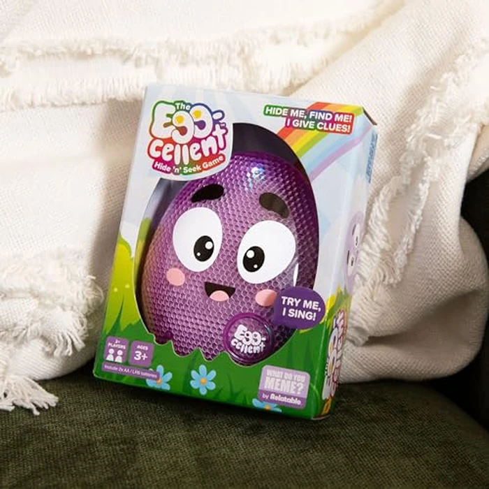 Eggcellent by Relatable, The Kid-Friendly Hide & Seek Game, Toddler Toys for Ages 3+, Includes 1 Eggcellent Light-Up Toy That Sings by WHAT DO YOU MEME? - Image 3