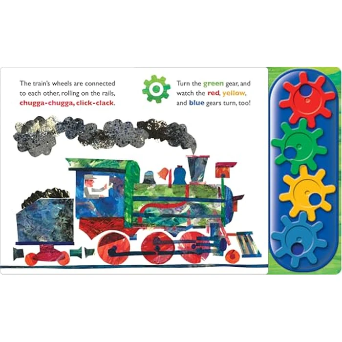 World of Eric Carle, Turn, Crank, Zoom! A STEM Gear Sound Book - PI Kids by PI Kids - Image 2