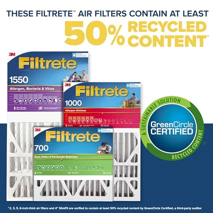 Filtrete 16x25x5, AC Furnace Air Filter, MPR 1550 DP, Healthy Living Ultra Allergen Deep Pleat, 1-Pack by Filtrete - Image 7