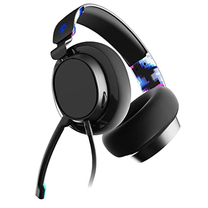 Skullcandy SLYR Pro Multi-Platform Over-Ear Wired Gaming Headset, Enhanced Sound Perception, AI Microphone, Works with Xbox PlayStation and PC - Blue by Skullcandy - Image 4