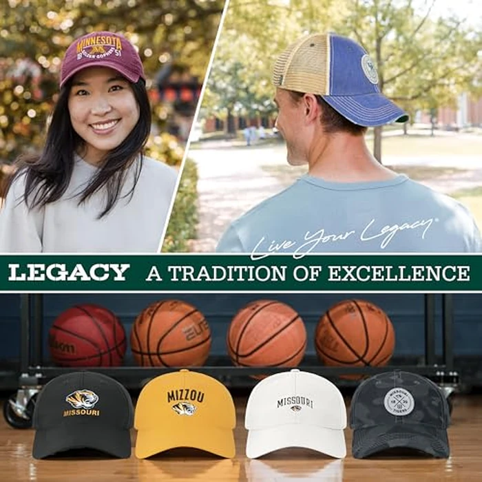 Legacy NCAA Officially Licensed Baseball Hat, Texas A&M Aggies, Lightweight Cap for Men & Women, Relaxed Twill Adjustable (EZA), Maroon, One Size Fits Most, Adjustable Fabric Closure by Legacy - Image 6