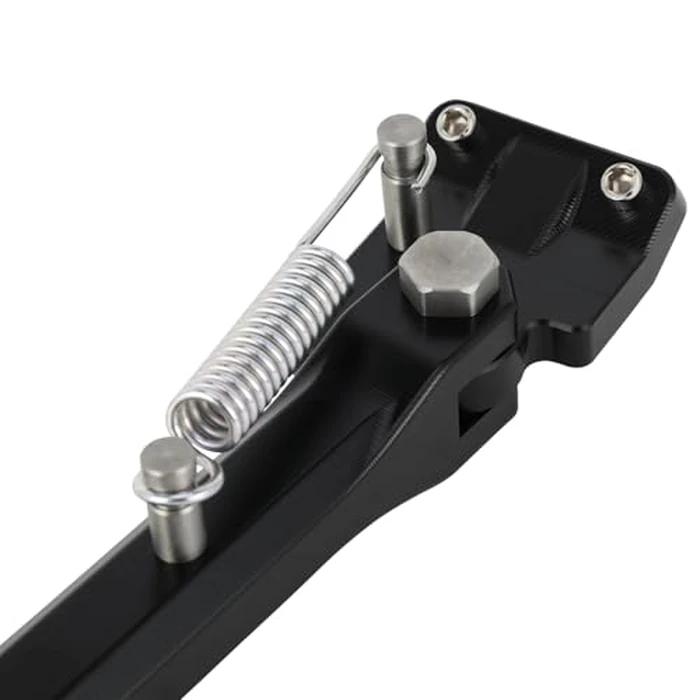 BAOUFF Kickstand for Ebike,CNC Aluminum Adjuster Side Kick Stand for 24-29 Inch Electric Mountain Bike Bicycle with 40mm Mount Hole - Black by BAOUFF - Image 3