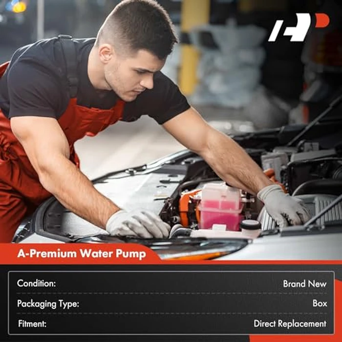 A-Premium Engine Water Pump with Gasket Compatible with Toyota Corolla 2014-2022, Corolla iM 2017-2018, C-HR 2018-2022 & Scion iM 2016, 1.8L 2.0L, Replace# 1610009620 by A-premium - Image 2
