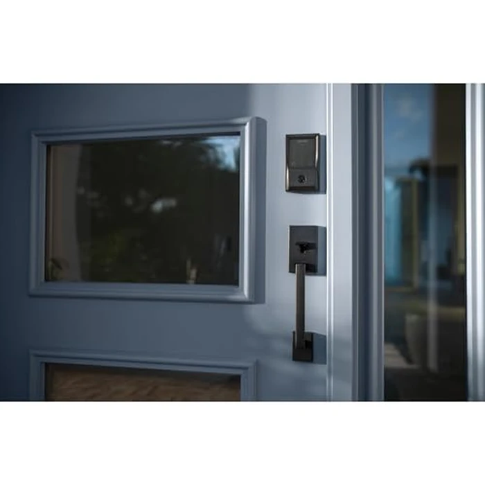 Schlage Encode Smart Wi-Fi Deadbolt Lock with Touchscreen Keypad, Keyless Front Door Entry, App Control, Alexa, Google Home and Airbnb Compatible, Matte Black, BE489WB CEN 622 by SCHLAGE - Image 6