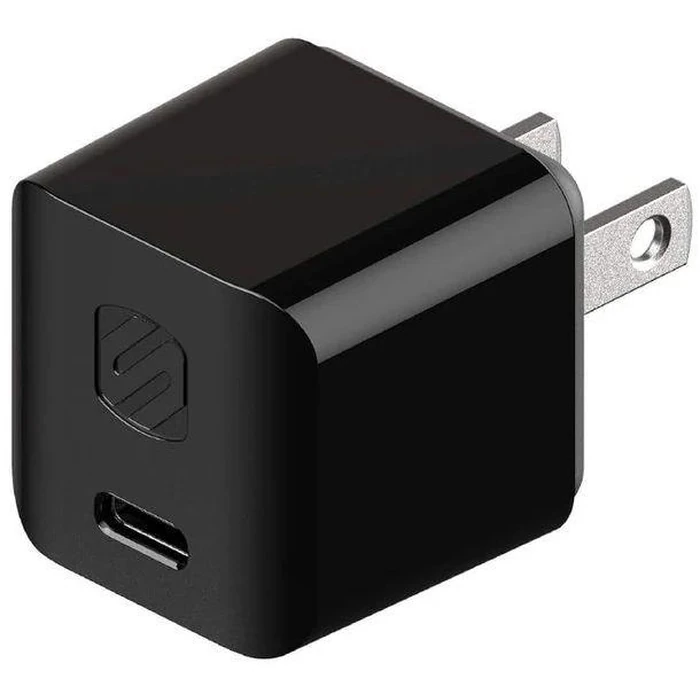 Scosche Powervolt PD 20W USB-C Mini Fast Charger - Black by Scosche - Refurbished - Excellent condition - US$20.48