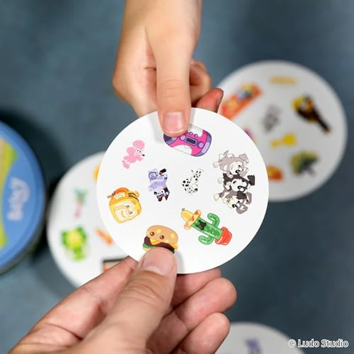 Asmodee Spot It! Bluey Card Game - Fast-Paced Matching Game Featuring Bluey & Friends, Fun for Family, Kids & Adults, Ages 4+, 2-8 Players, 15 Minute Playtime by Asmodee - Image 5