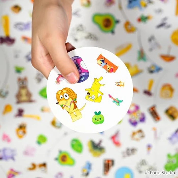 Asmodee Spot It! Bluey Card Game - Fast-Paced Matching Game Featuring Bluey & Friends, Fun for Family, Kids & Adults, Ages 4+, 2-8 Players, 15 Minute Playtime by Asmodee - Image 7