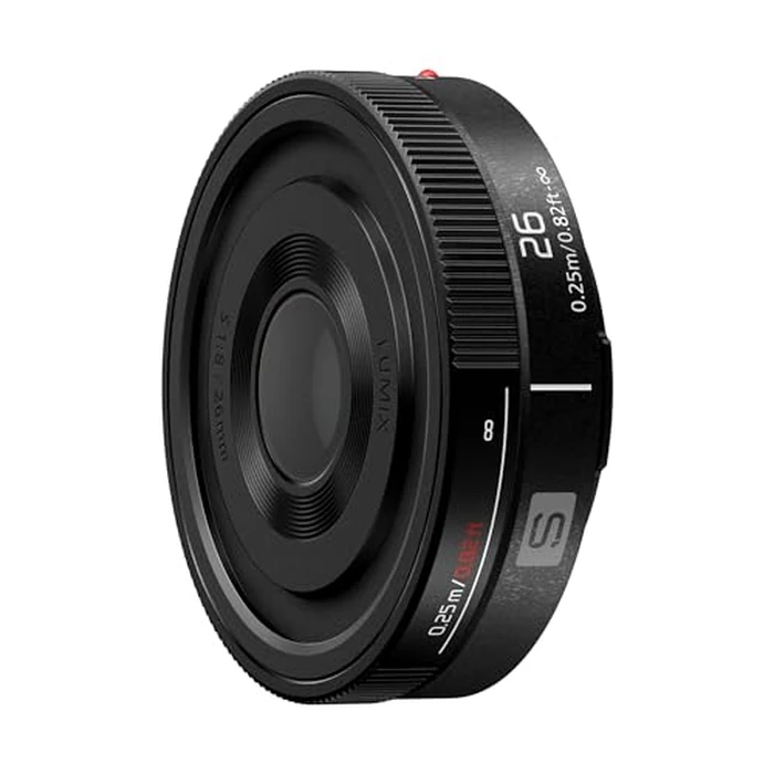 Panasonic SR26 Lumix S Series 26mm F8 L-Mount Fixed Focal Length Lens by Panasonic - Used - Very Good condition