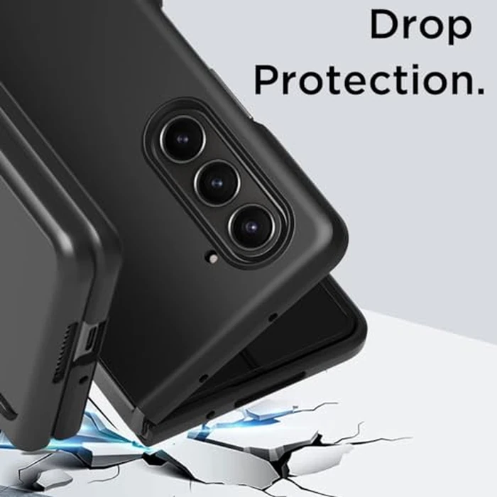 AICase for Samsung Galaxy Z Fold 6 Case, Protective Slim Fit Phone Case for Samsung Galaxy Z Fold 6 5G, Black by AICase - Image 7