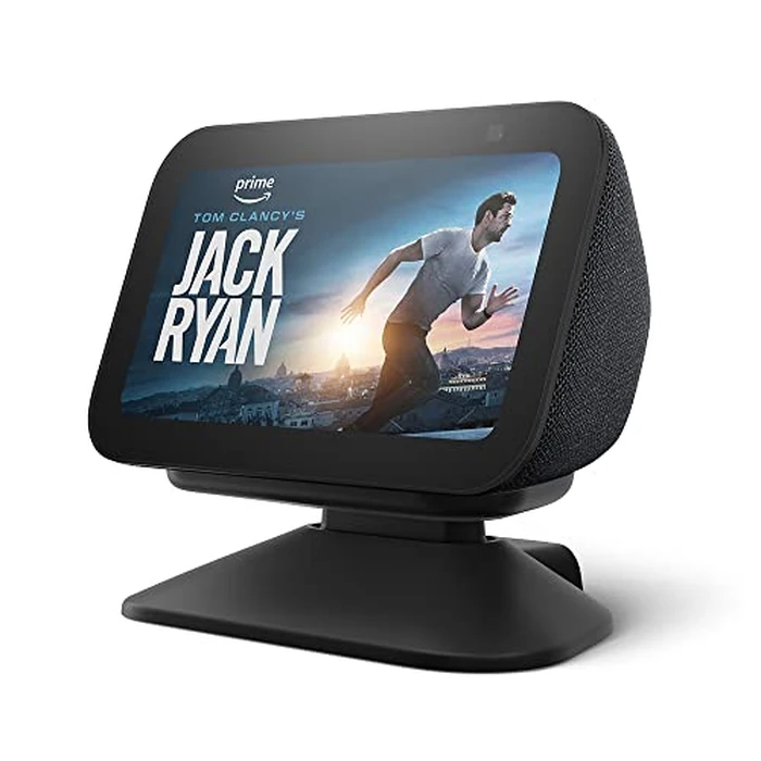 Echo Show 5 (3rd Gen) Adjustable Stand with USB-C Charging Port | Charcoal by Amazon - Image 1