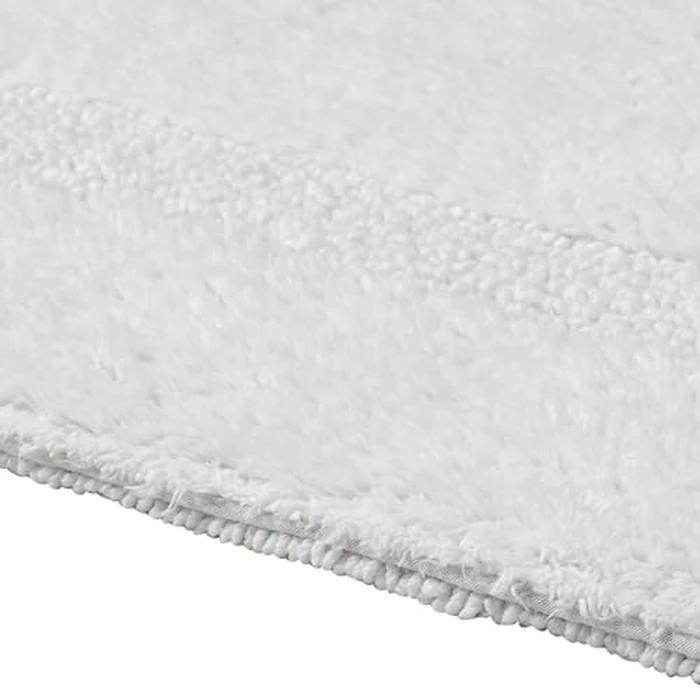 Better Trends Toilet Rugs U Shaped, Premium 100% Cotton, Extra Soft 20" x 20" Mat for Bath Room, Water Absorbent, Reversible Machine Washable, Contour Oeko-Tex Certified White Lux Collection by Better Trends - Image 5