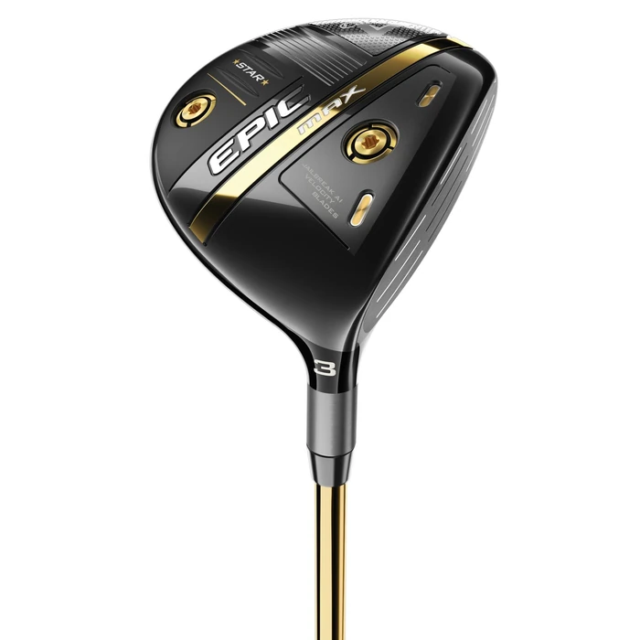 Callaway Epic Max Star Fairway Wood - Golf Club - Left Handed - 3 Wood - 15 degrees Loft - Regular Flex - UST Mamiya ATTAS Speed Series 40 Shaft - Men by Callaway - Refurbished - Good condition - US$151.98