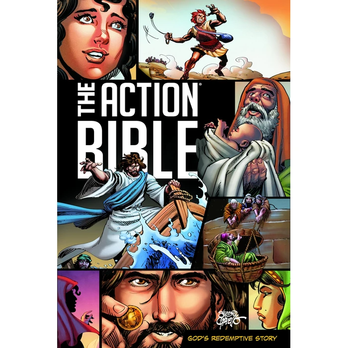 The Action Bible: God's Redemptive Story (Action Bible Series) by David C Cook - Used - Acceptable condition - US$6.97