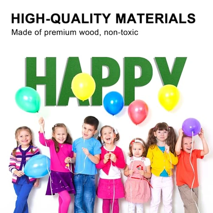 HILAZA 17 Inch Large Wooden Letter J, 1/4 in Thick Big Wood Letter for Wall Decor Crafts by HILAZA - Image 3