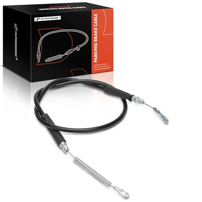 A-Premium Rear Driver Side Parking Brake Cable Assembly Compatible with Chevrolet and GMC Models: Blazer 2000-2005, Jimmy 2000-2004 - Replace# 15769541 by A-premium - Image 1