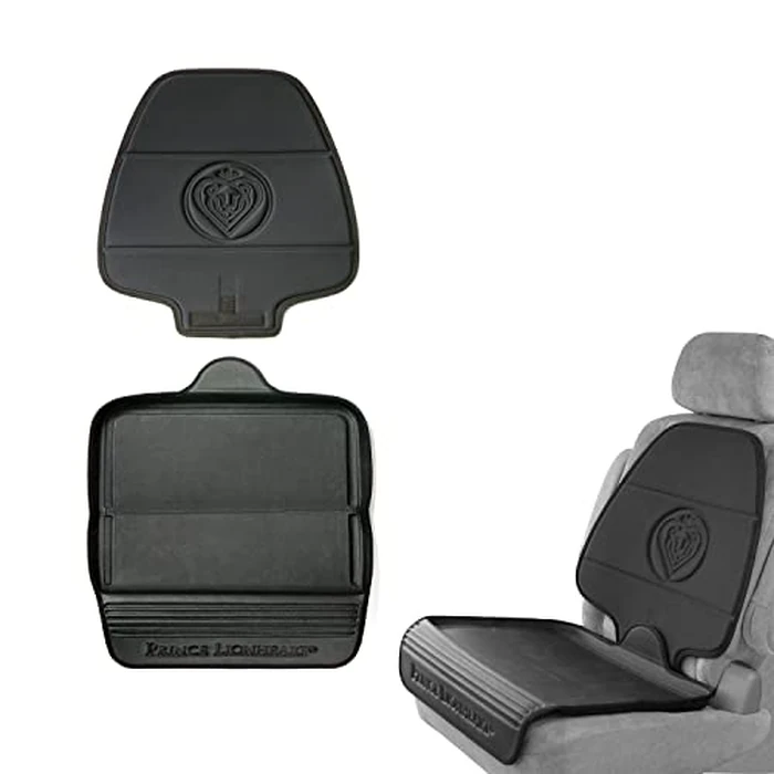 Prince Lionheart Car Seat Protector, The Only 2 Stage Seatsaver Designed with Thick Padding, Nonabsorbent, Waterproof, PVC Foam Material. Compatible With all Baby and Toddler Car Seats(Black) by Prince Lionheart - Used - Like New condition - US$27.25