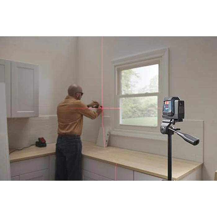 BOSCH GLL50-20 50 Ft Self-Leveling Cross-Line Laser, Includes Integrated Magnetic Mount & 2 AA Batteries by Bosch - Image 7