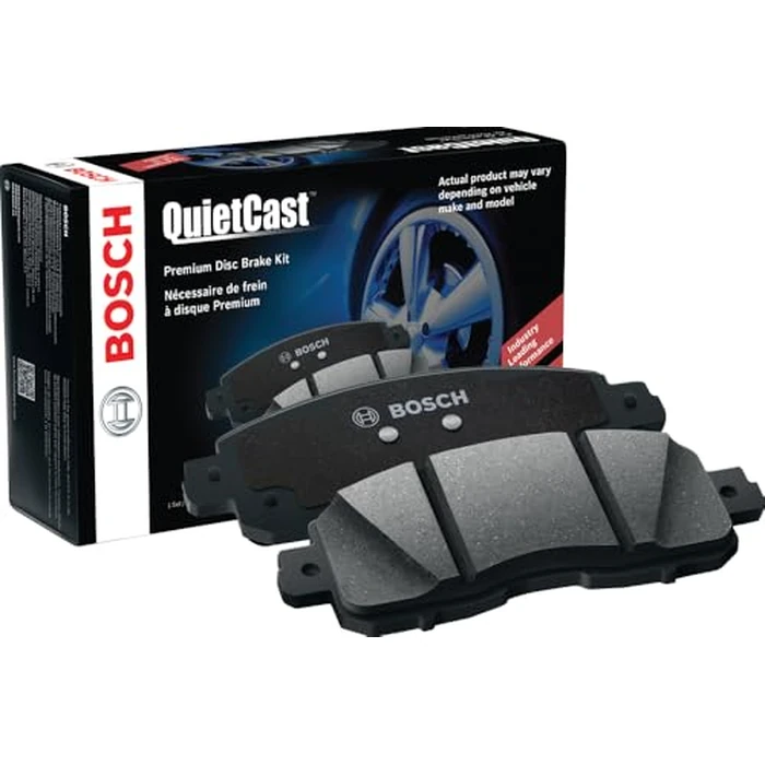 BOSCH BC905 QuietCast Premium Ceramic Disc Brake Pad Set - Compatible with Select Infiniti FX, G, M, Q; Nissan 350Z, 370Z, Altima, Juke, Maxima, Murano, Pathfinder, Quest, Rogue, Sentra + More; REAR by Bosch - Image 1