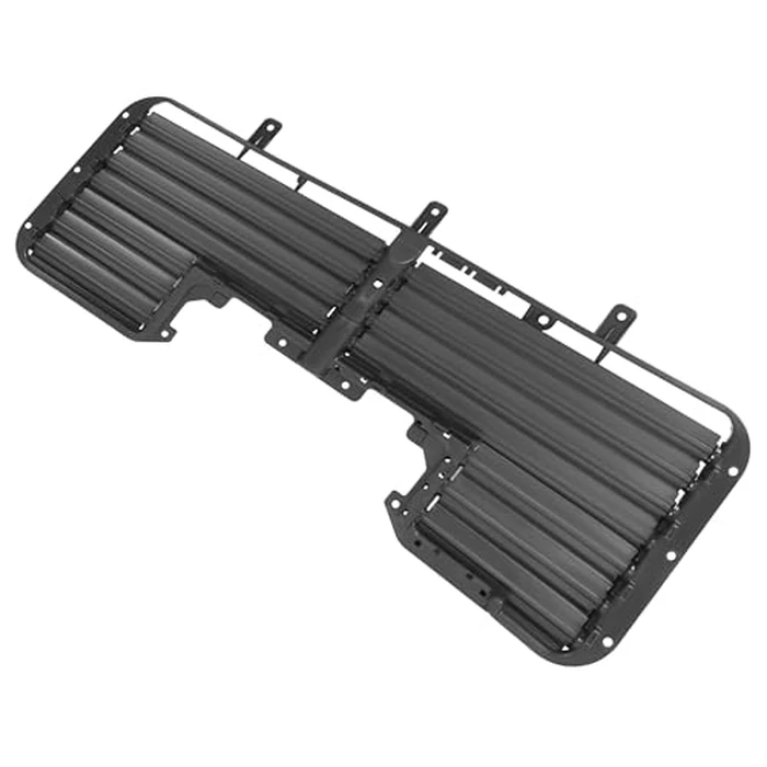 HECASA Active Radiator Shutter Assembly Compatible with 2017-2019 Chevy Chevrolet Silverado 1500 Sierra 1500 Replacement for 84363184 GM1206119 Grille Shutter W/O Motor Black by HECASA - Image 2