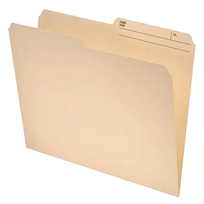 Pendaflex File Folders, 100/Box, 1/2 Cut Tab, Letter Size, Manila, Durable & Tear-Resistant File Organizers for Office, Home & School Filing Systems, Reversible & Eco-Friendly Design by Pendaflex - Image 2