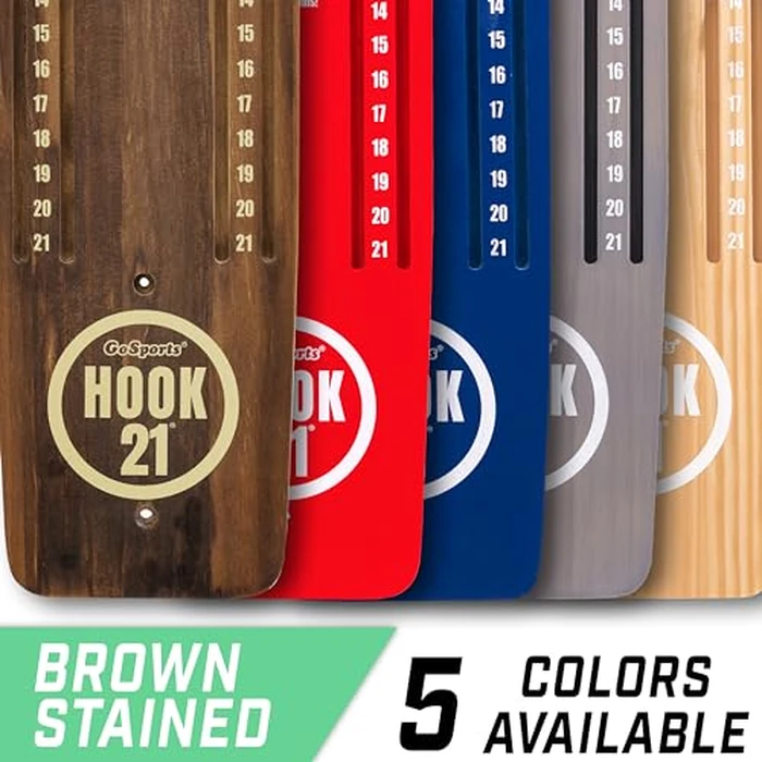 GoSports Hook 21 Wall Mount Ring Swing Game - Play Indoors or Outdoors with Foldable Arm by GoSports - Image 6