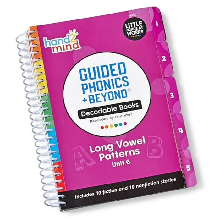 hand2mind Guided Phonics + Beyond Decodable Books Unit 6, Books for Beginning Readers, Science of Reading Classroom Materials, Learn to Read Leveled Readers, Preschool Curriculum for Teachers by hand2mind - Image 1