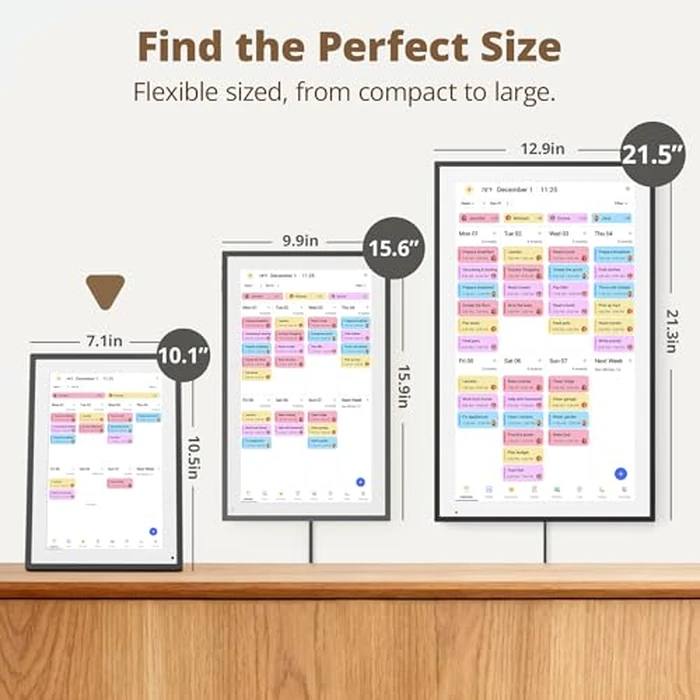 Digital Calendar 10 Inch Touch Screen, Electronic Calendar and Chore Chart for Family Monthly/Weekly Planner, Interactive Smart Calender with Task Rewards, Meal Planner, Desk Mount by Dragon Touch - Image 8