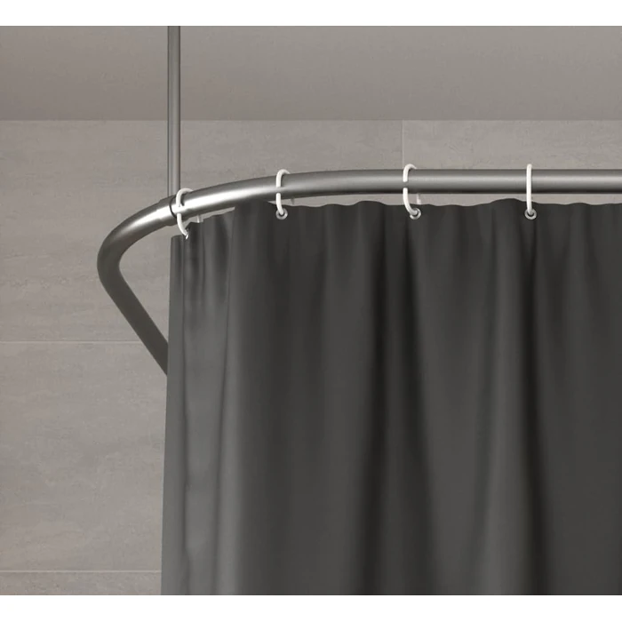 MC Numuss Store Get Naked Shower Curtain, Easy Care Fabric Shower Curtain with Buttonholes, Waterproof and Easy to Install, Stalls and Bathtubs, Machine Washable - 72" L x 72" W (Black) by MC Numuss Store - Image 3
