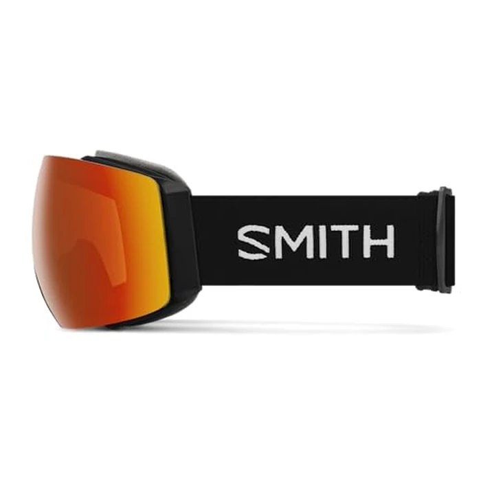 SMITH I/O MAG Goggles with ChromaPop Lens - Performance Snowsports Goggles with Easy Lens Change Technology for Skiing & Snowboarding - for Men & Women - Black + Everyday Red Mirror by SMITH - Image 2