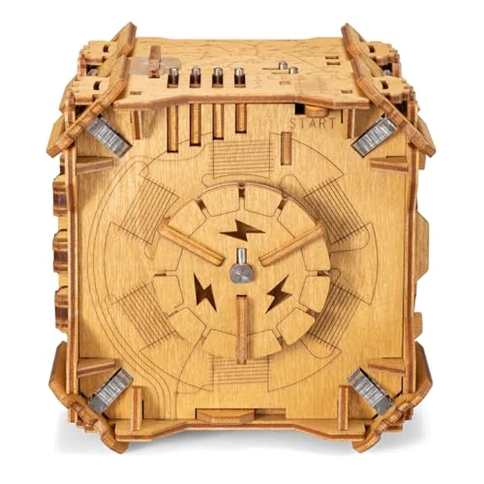 Puzzle Potato Tesla Box - Electronic Puzzle Box - Escape Room Game in a Box - Brain Teaser - 3D Wooden Puzzle for Adults - Money Puzzle Box for Cash Gift - Birthday GiftBox MoneyBox by PUZZLE POTATO - Image 8