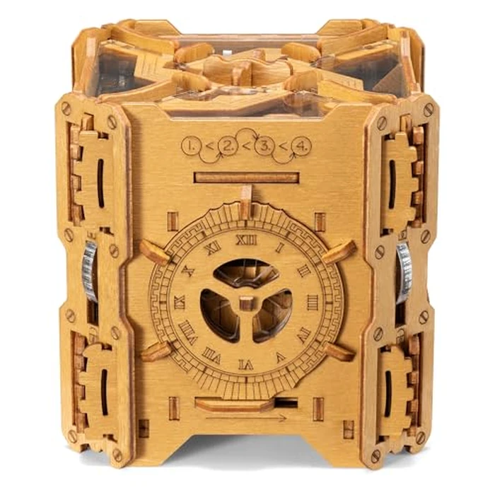 Puzzle Potato Tesla Box - Electronic Puzzle Box - Escape Room Game in a Box - Brain Teaser - 3D Wooden Puzzle for Adults - Money Puzzle Box for Cash Gift - Birthday GiftBox MoneyBox by PUZZLE POTATO - Image 9