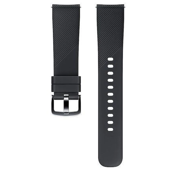 Samsung Gear Sport Silicone Band (20mm) - Black by Samsung - Image 1