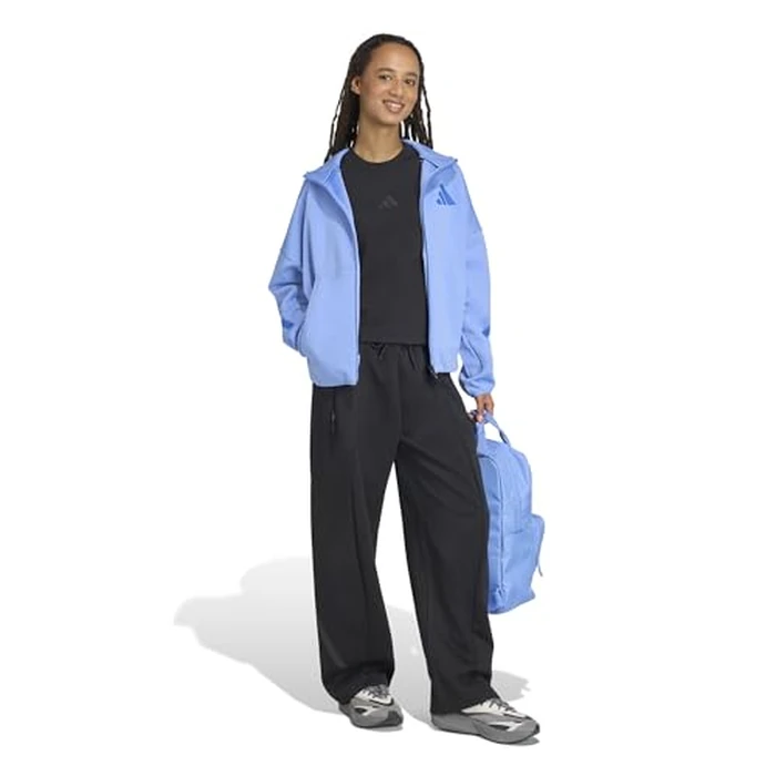 Adidas Women's Z.N.E. Open Hem Pants, Black, Large by adidas - Image 2