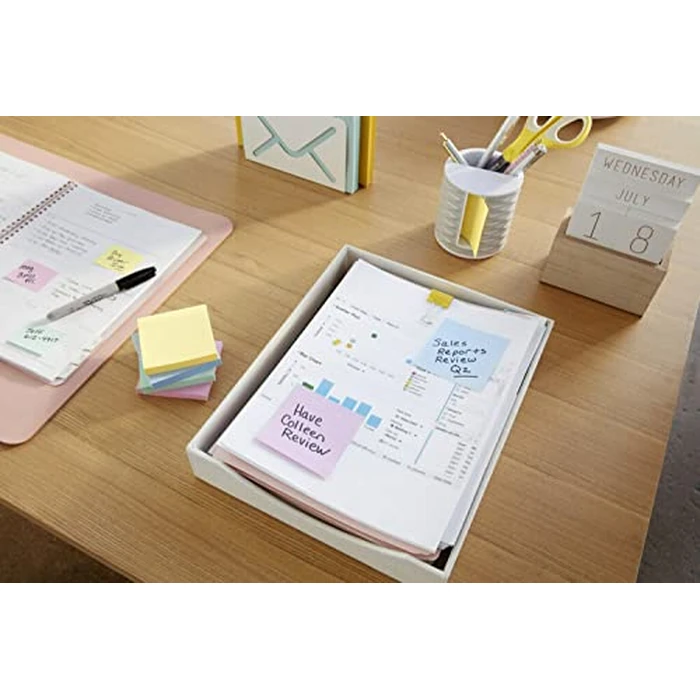 Post-It Notes Original Pop-Up Sticky Notes, 3" x 3", 24 Pads, 90 Sheets/Pad, Canary Yellow (R330Y24VAD) by Post-It - Image 8