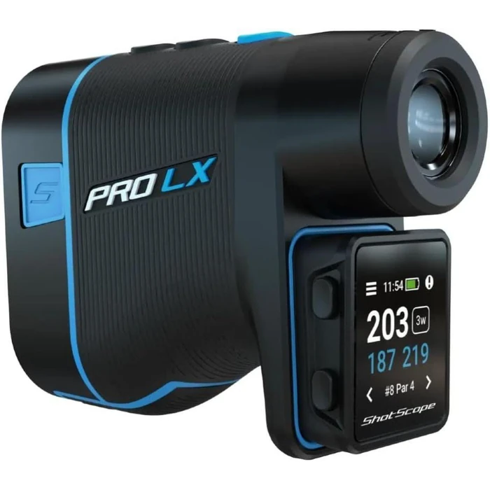 Shot Scope PRO LX+ (2nd Gen) Laser Rangefinder with GPS Attachment - Blue by Shot Scope - Refurbished - Excellent condition