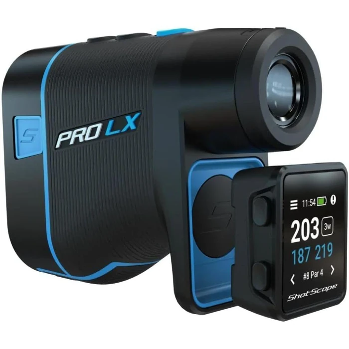 Shot Scope PRO LX+ (2nd Gen) Laser Rangefinder with GPS Attachment - Blue by Shot Scope - Image 3